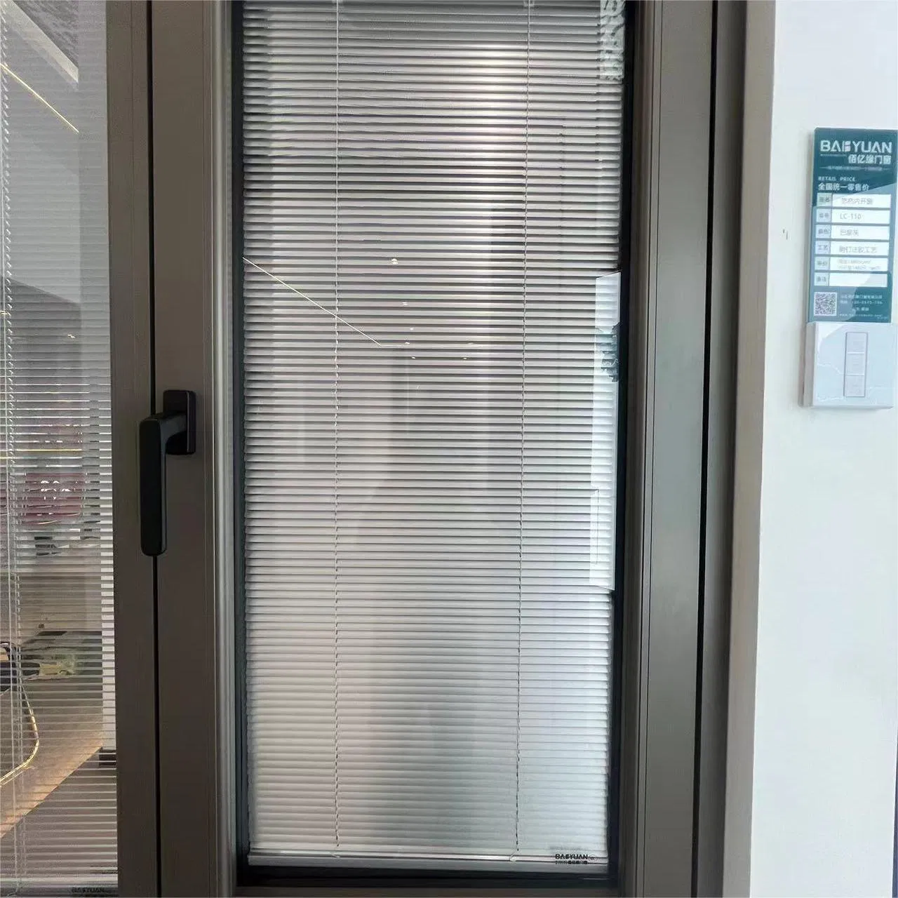 China Factory Customized Windproof Security Personal Privacy Protection Aluminium Entrance Door