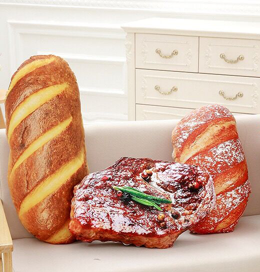 Simulation Biscuit Food Cushion Printed Throw Living Room Pillow Custom Decorative Pillows