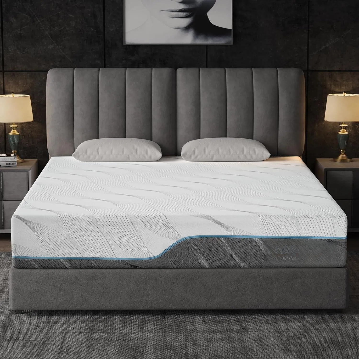 Top Quality Adjustable Mattress Hotel Bedroom Premium King Queen Size Smart Mattress Memory Foam Mattress