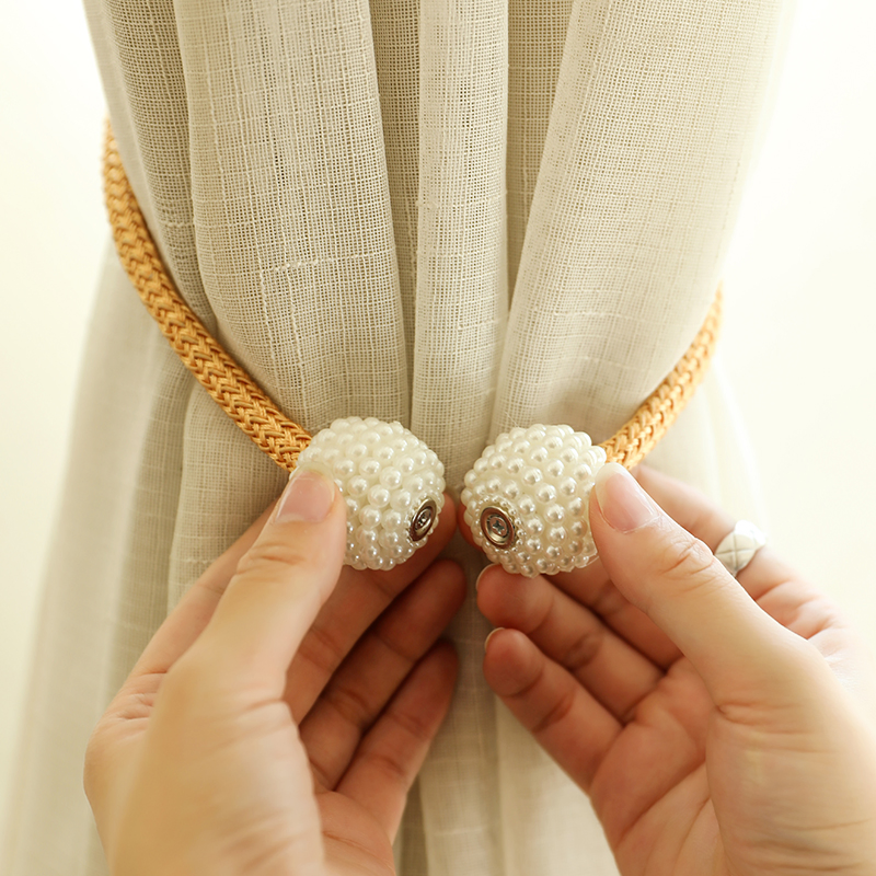 Fancy Home Window Curtain Tieback Magnetic Tie Back Holder for Office