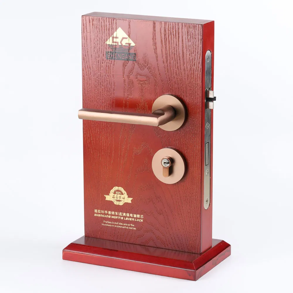 Hot Selling Own Brand Home Furniture Hardware Round Mortise Lever Security Door Lock Toilet Door Lock