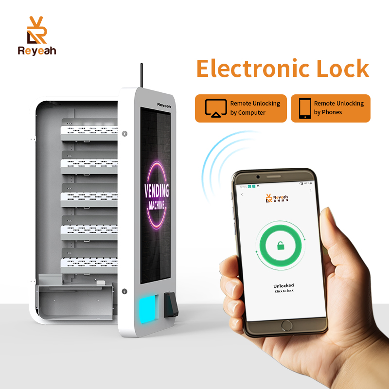 Small Wall Mounted Touch Screen Vapes Vending Machine for Tobacco with Card Reader