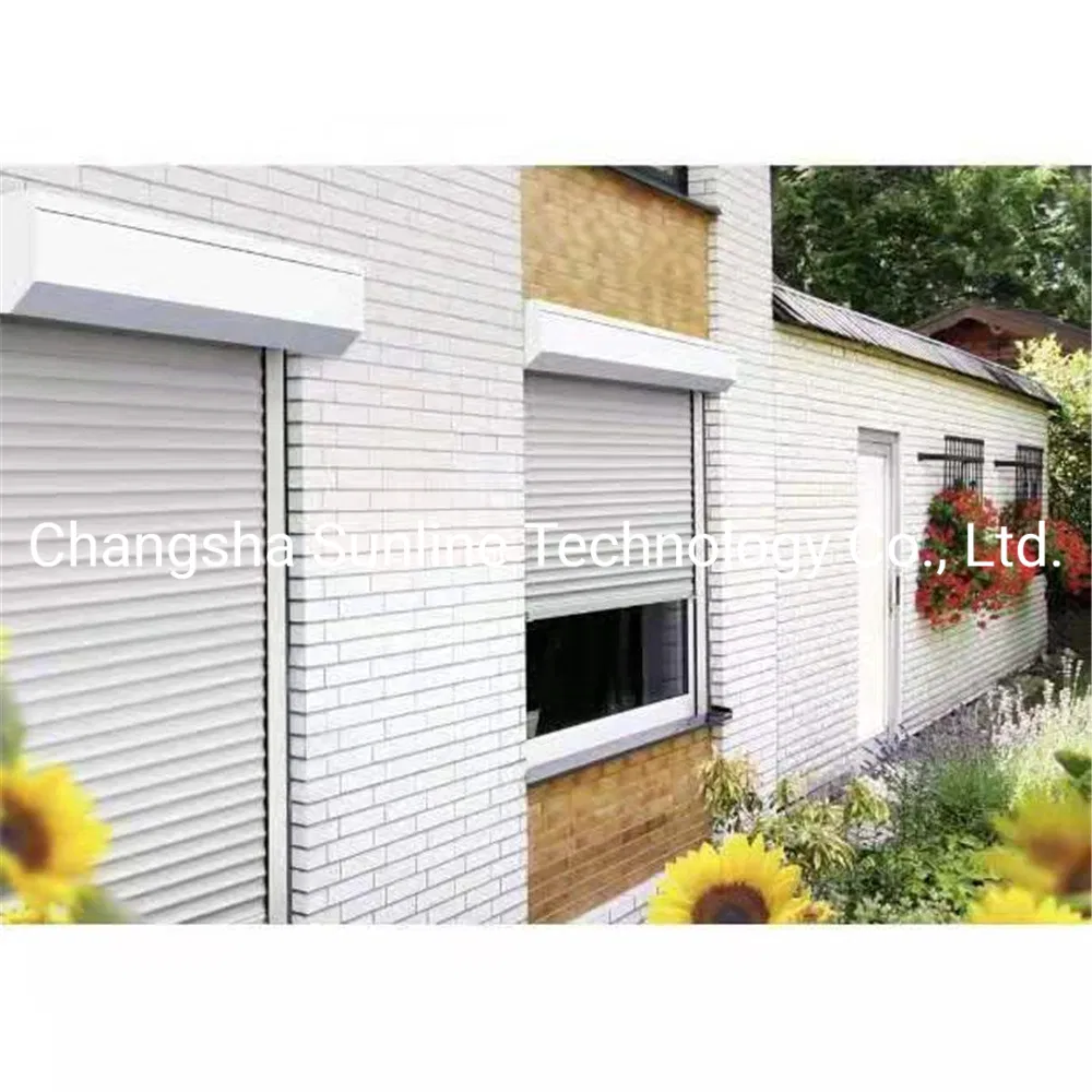 Auto Electric Aluminum Shutter Window with WiFi Remote Control Tubule Motor