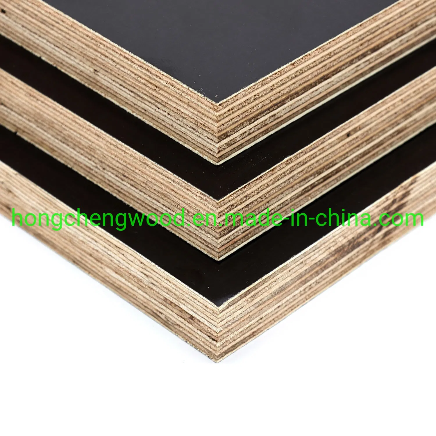 Black Film with Hardwood Core and Waterproof Film Faced Plywood for Construction