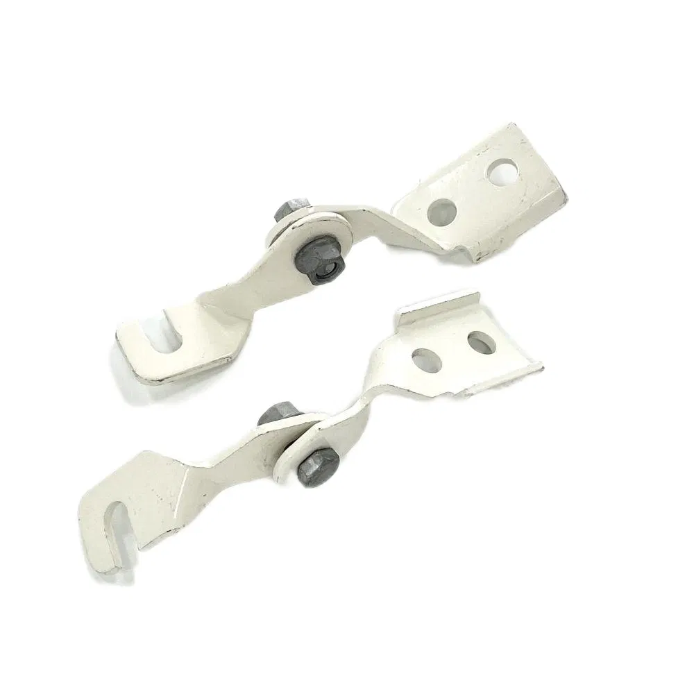 White Powder Coated Adjustable Anti-Seismic Hinge Bracket Strut Channel Fittings