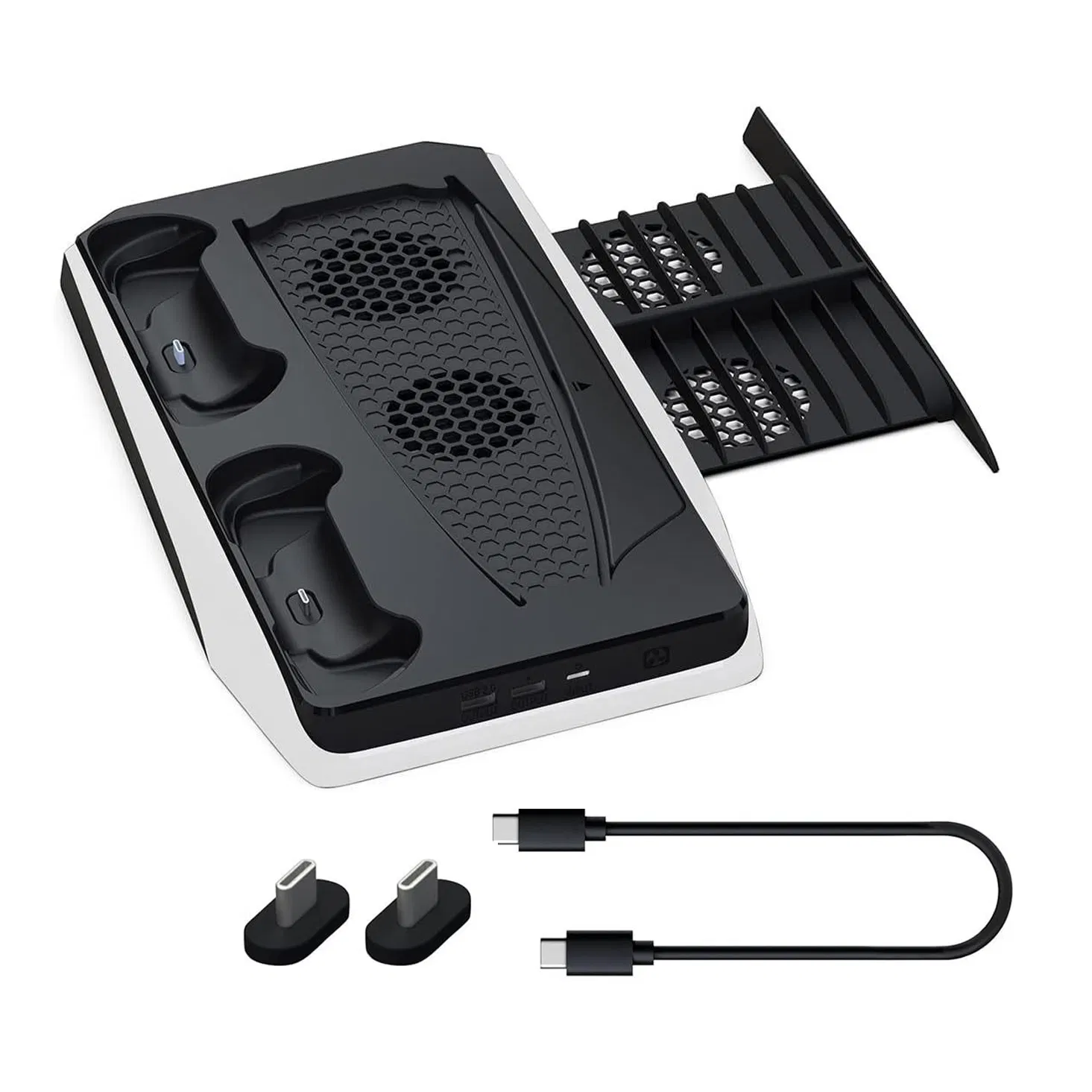 High Quality Multi-Functionl Fast Charger Stand Cooling and Charging Base for PS5 Console