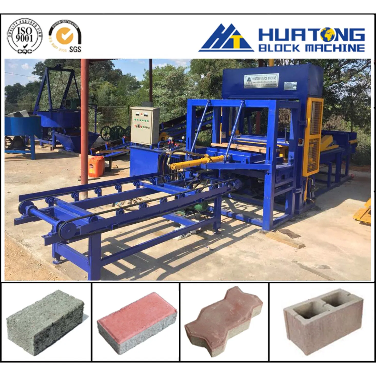 Qt4-15 Automatic Concrete Block Making Machine