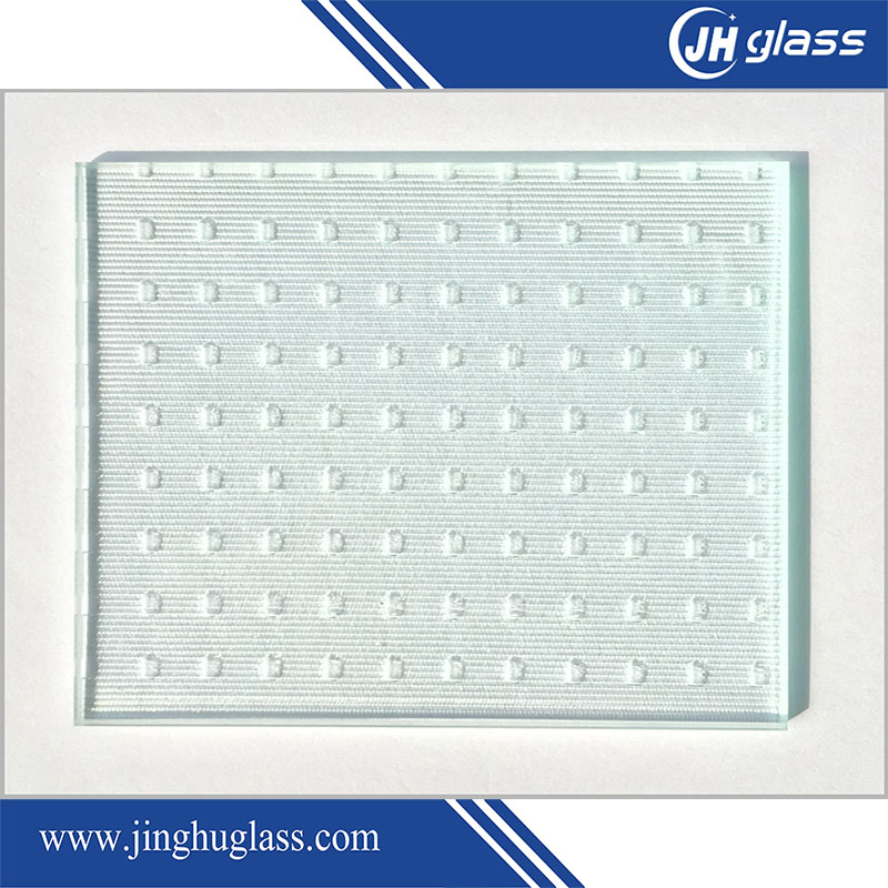 Jinghu 2mm 3mm 4mm 5mm 6mm Clear Pattern Glass Figure Rolled Glass