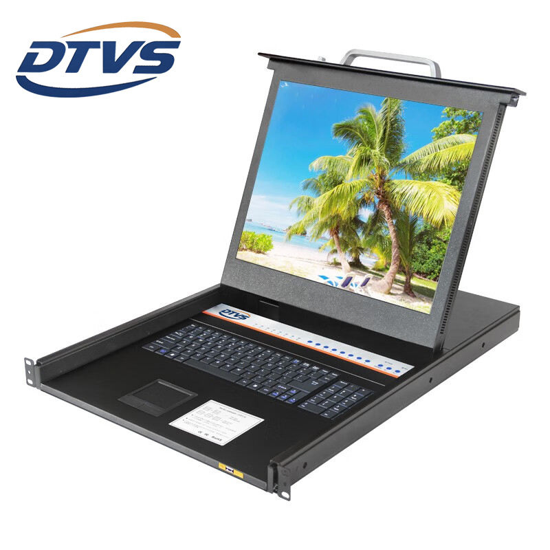 19-дюймовый 8-портовый KVM-коммутатор VGA в 1U стойку