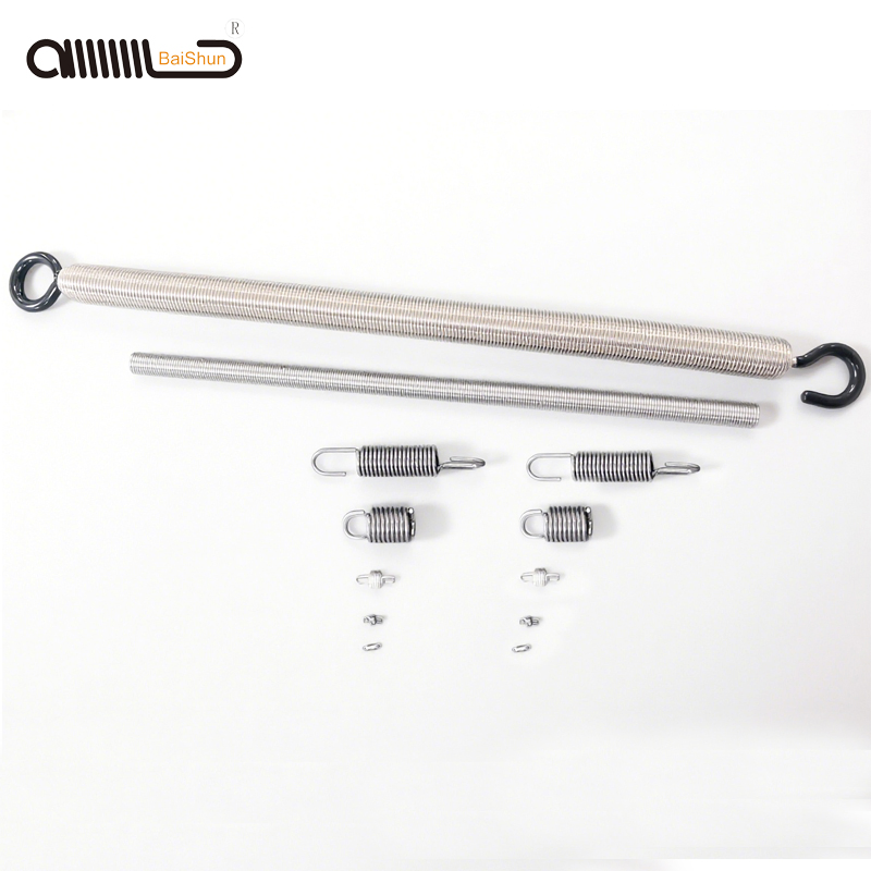 Factory Customize 17-7pH Stainless Steel Round Square Extension Spring for Machines Sports Parts