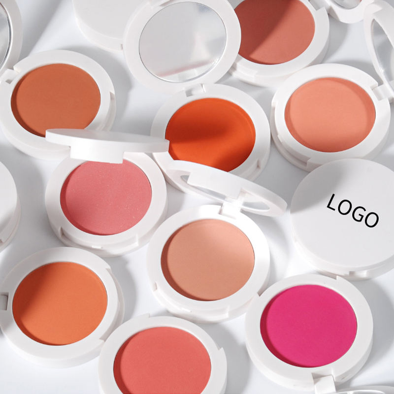High Quality Custom Logo Makeup Face Pigment Blusher Powder