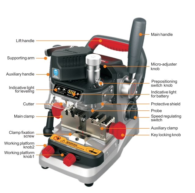 Locksmith Tools Hot-Selling Key Cutting Machine with Factory Price