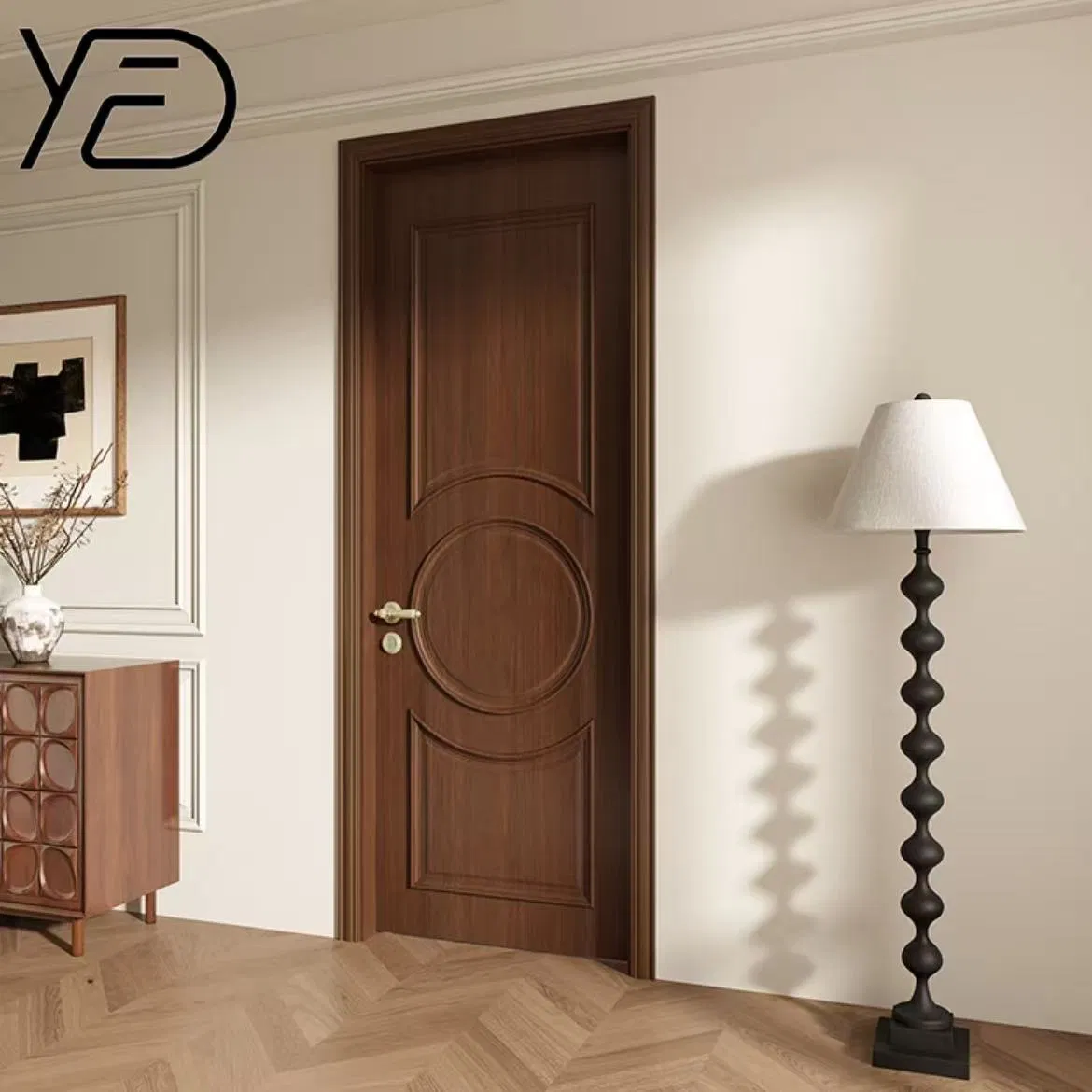 PVC Fire Entrance Composite Interior Door Veneer Fire Rated Timber Door Veneer Wooden Fire Hotel Room Door Fire Resistant Door for Hotel