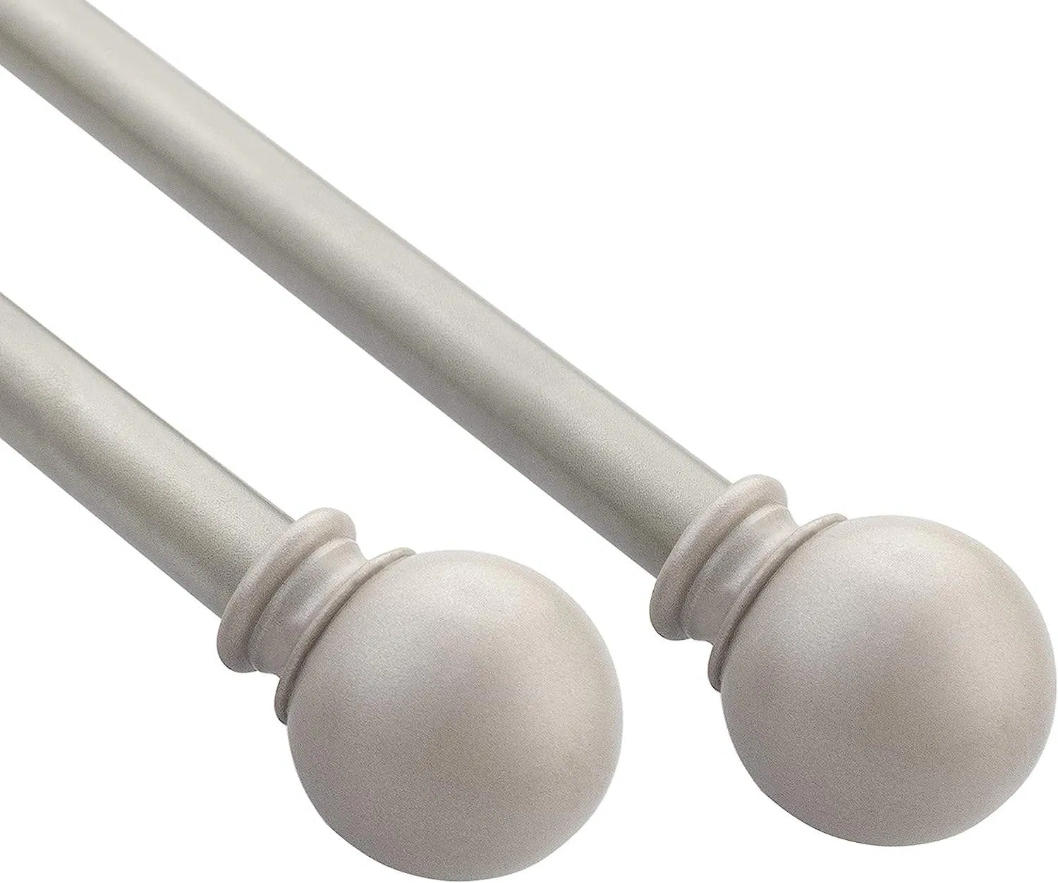 Custom Crystal Ball Finial Glass Curtain Rod Accessories Acrylic Glass Curtain Finial Rods for Sales