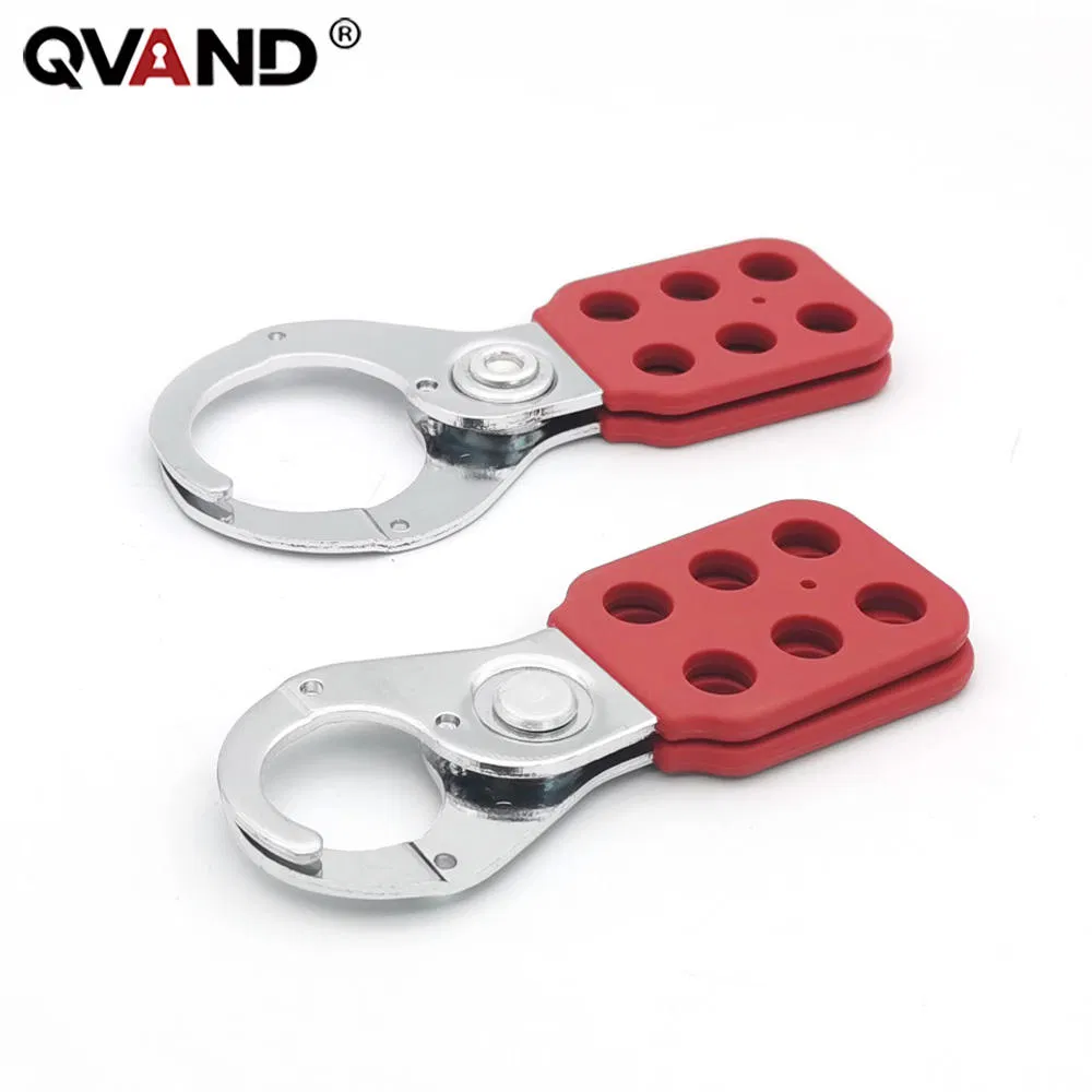Heavy-Duty Steel Lockout Hasp with Innovative Scissor Shackle