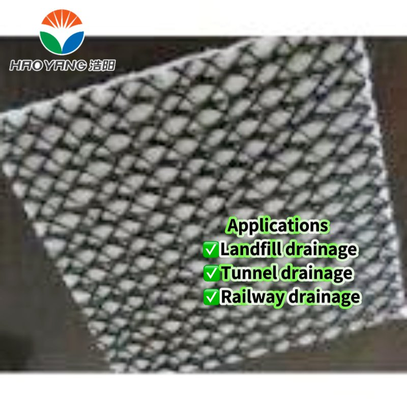 HDPE High Shear Strength 3D Geonet for Landfill Drainage, 6 Width