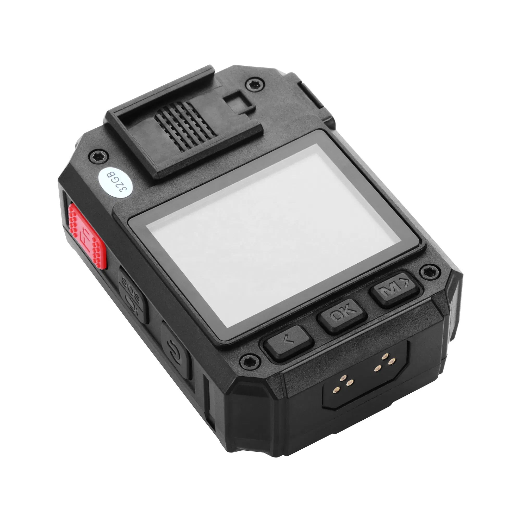 Rugged Wearable Camera IP67 64X Zoom G-Sensor AES256 Encryption