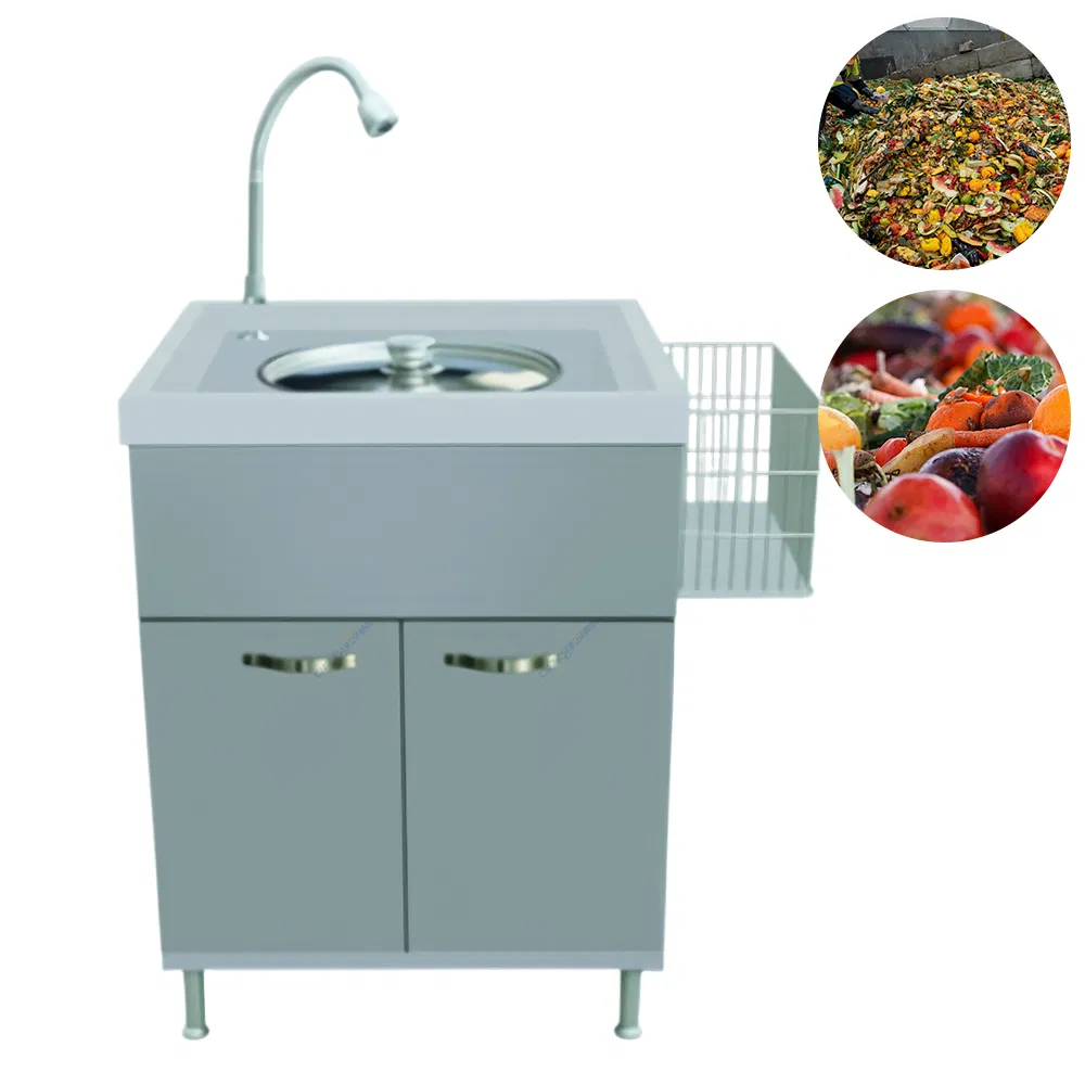 Fully Automatic Bio Organic Food Kitchen Waste Recycling Composting Machine Factory Sale Food Waste Disposer Kitchen Waste Crushing and Dewatering Machine