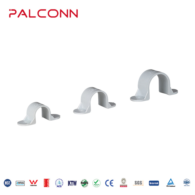 OEM Factory Directed 25mm RoHS Certificate PVC Conduit Saddle