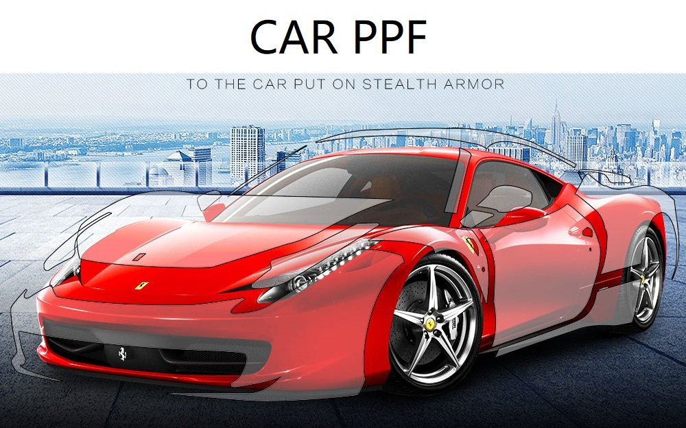 TPU Ppf Good Quality Anti Scratch Self-Adhesive Transparent Ppf Car Paint Protection Film