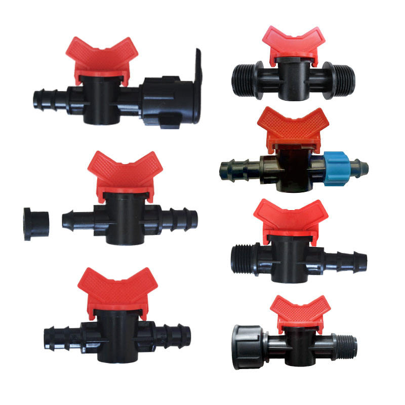 Agriculture Water Inline System Drip Irrigation Accessories Hose Pipe Fittings Mini Valve