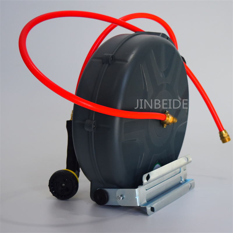 33FT Auto Wall Mounted Automatic 10m Retractable Water Garden Hose Pipe Reel