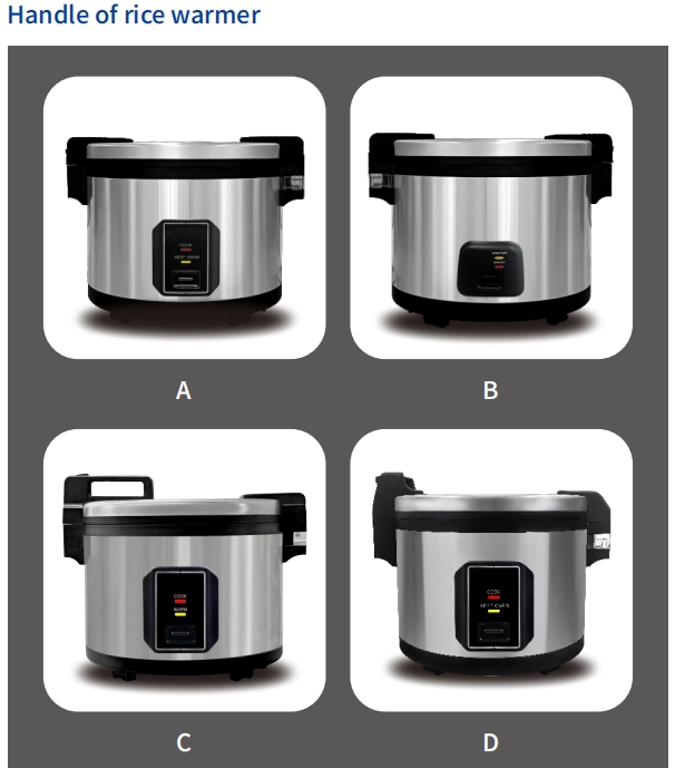 Rice Cooking Machine Fast Smart Digital Rice Cooker High Efficient Non-Stick Cookware