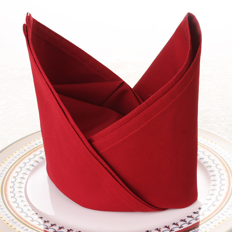 Wholesale Airline White Napkin Large Round Tablecloth