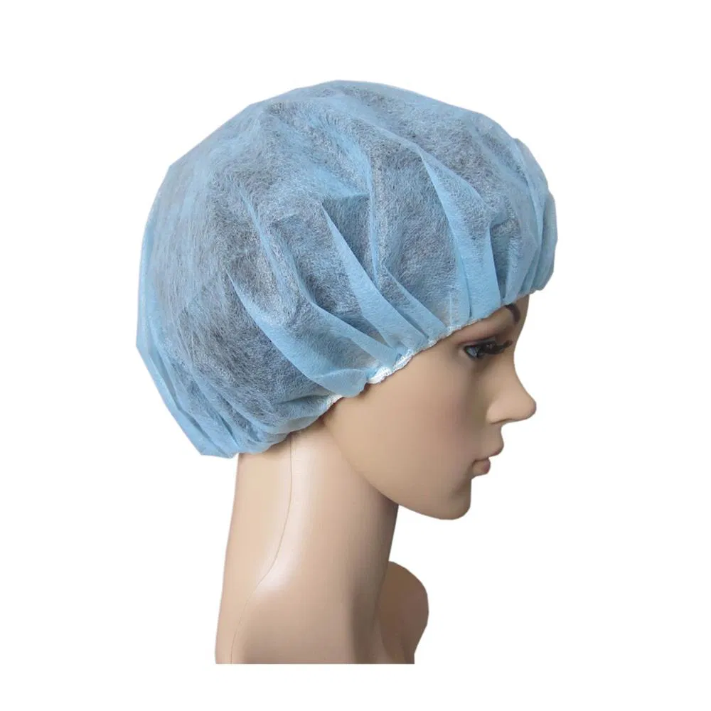 Factory Price Round Cap Disposable Bouffant Cap