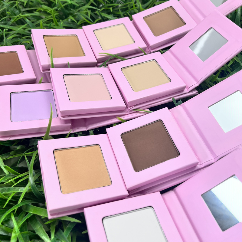 Custom Logo Full Coverage Contour Palette Waterproof Vegan Pigmented Pressed Powder Bronzer Makeup Cosmetics