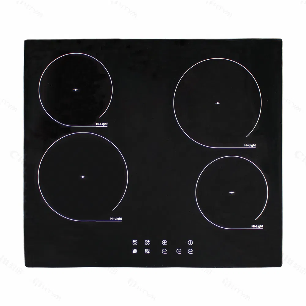 59cm Kitchen Ceramic Hob with Sensor Touch and 4 Cooking Zones