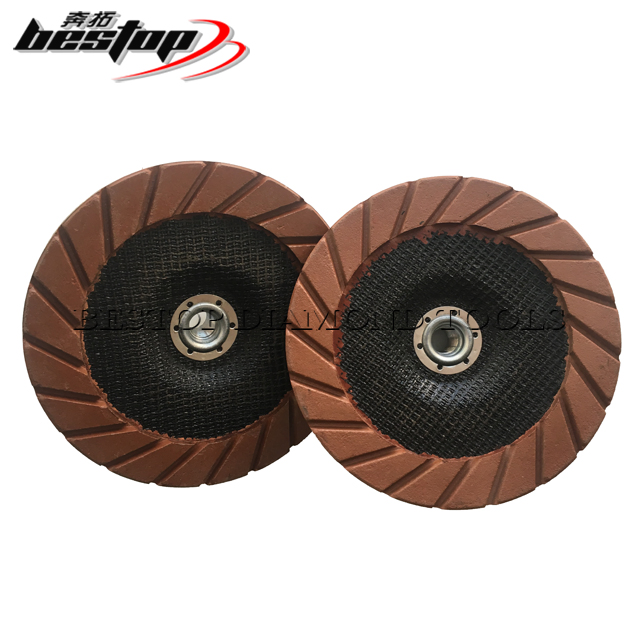 7 Inch Diamond Ceramic Cup Edging Wheel for Grinding Concrete and Terrazzo