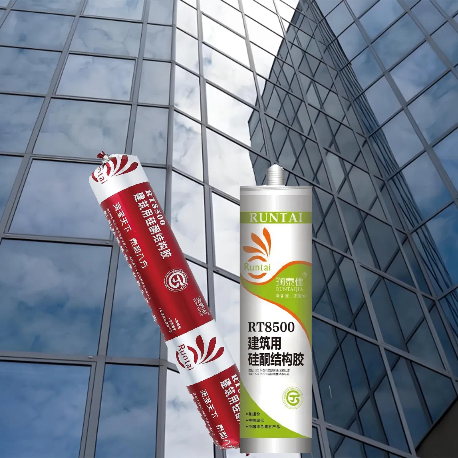 Runtai Customizable Silicone Strong Adhesion Weather Resistant Seal for Curtain Walls