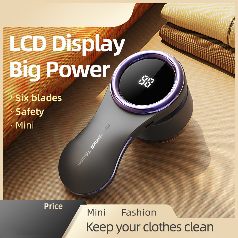 The New Smart Digital Display Pilling Trimmer Can Remove Pilling From Household Clothes Lint Trimmer
