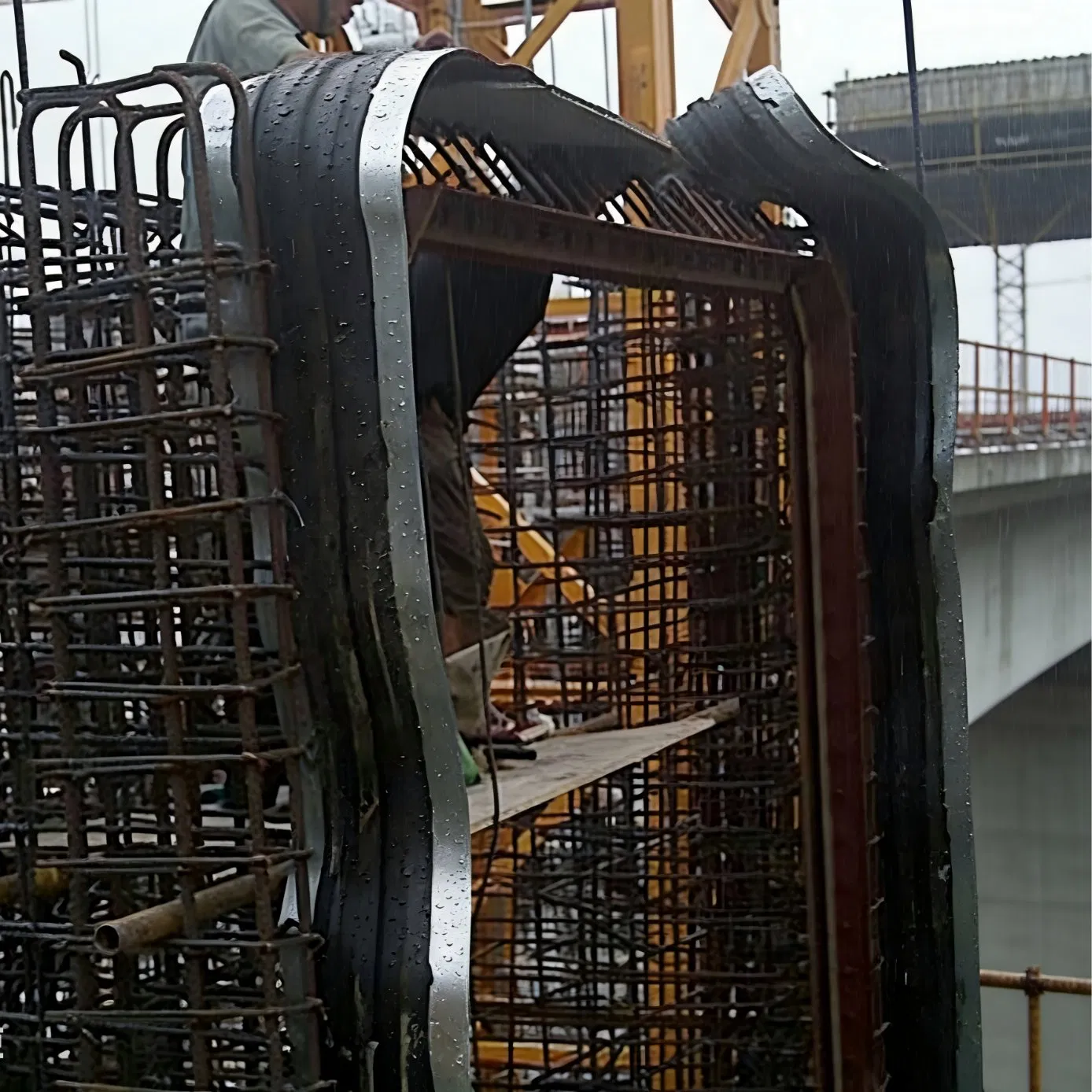 Extra-Wide Steel Waterstop for Large-Pour Concrete Slab Joints