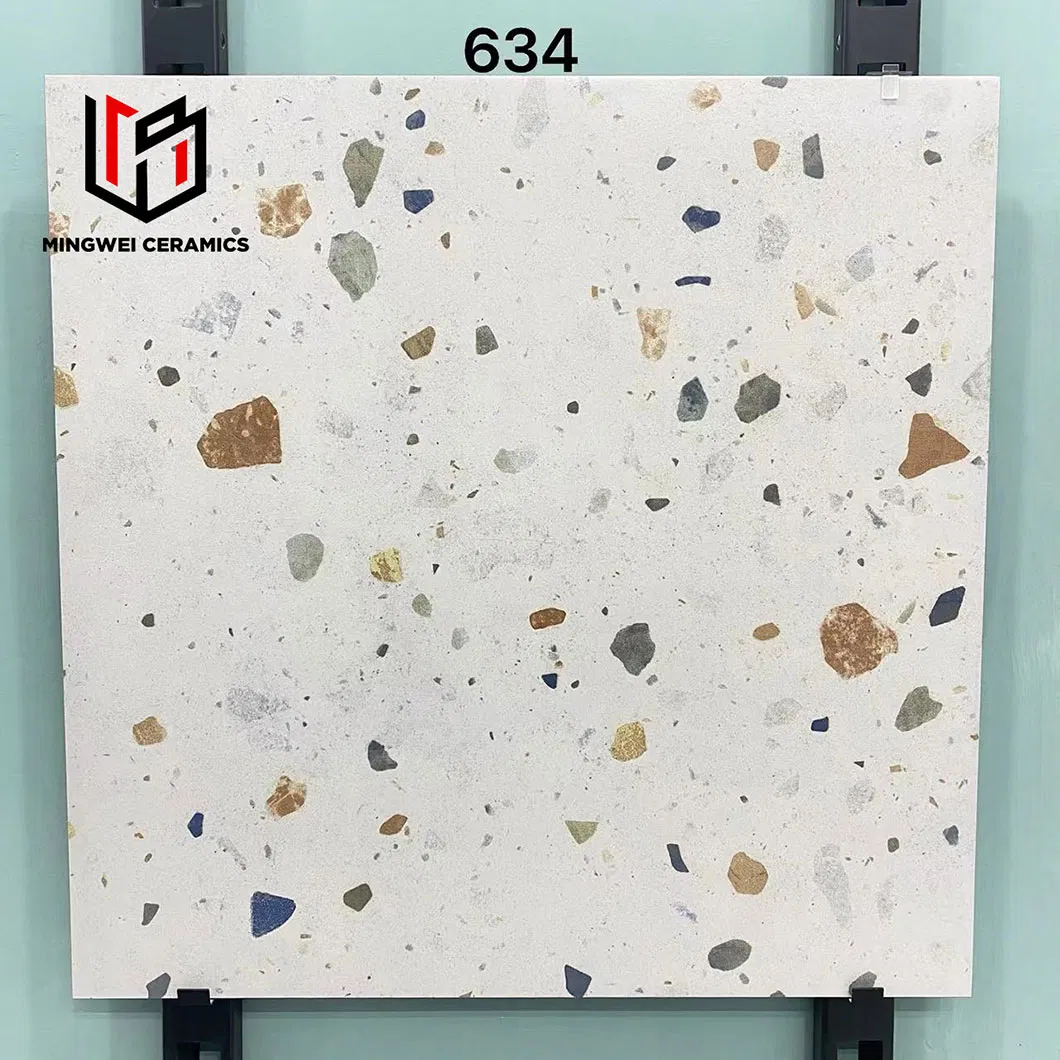 Hot Sell Matte Floor Tile Porcelain Kitchen Grey Terrazzo Tiles Garden Rustic Tiles