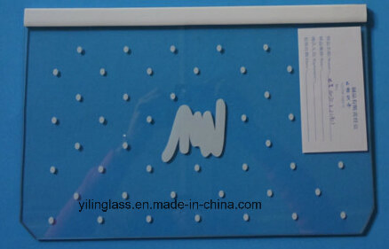 DOT Printed Tempered Refrigerator Shelf Glass