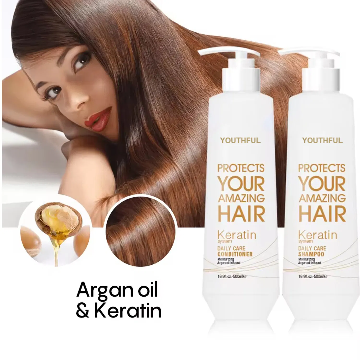 Keratin Organic Professional Smoothing Hair Treatment Conditioner