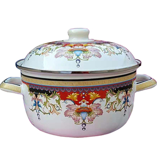 Flower Coating with Glass Cover Enamel Manufacturer Casserole Wholesale Custom