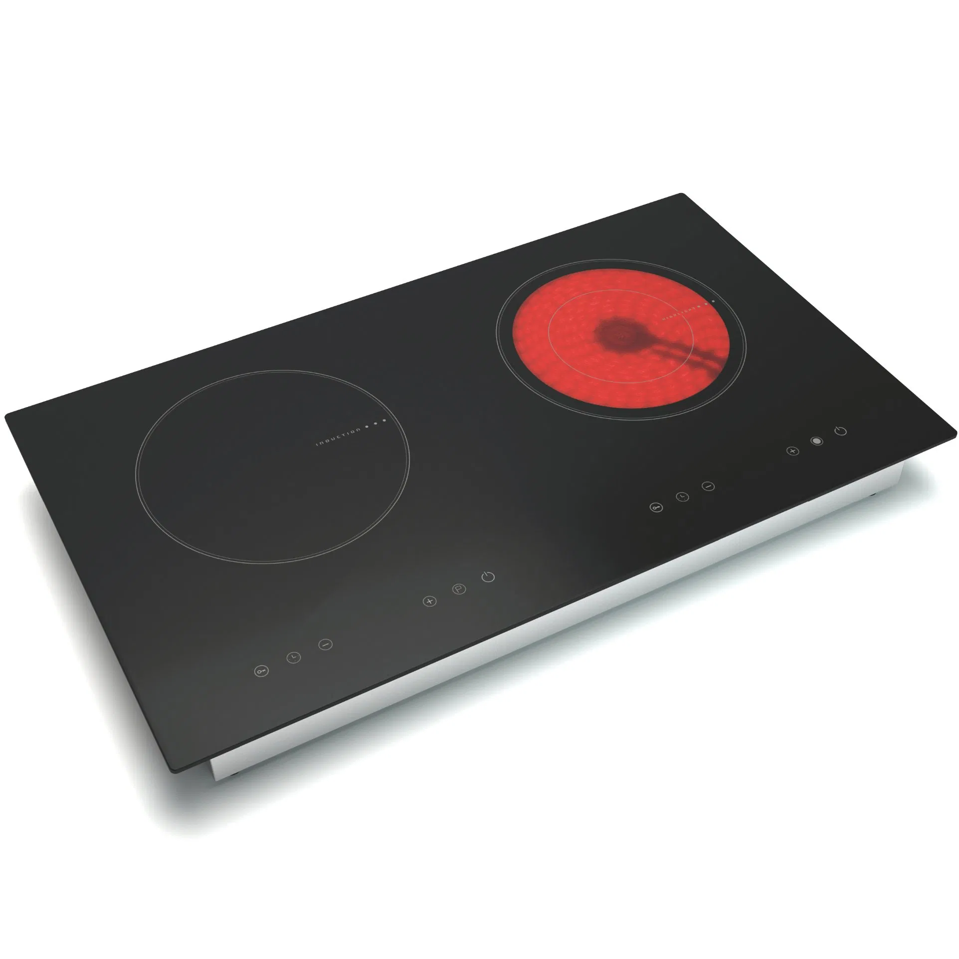 Double Burners Full Touch Screen Gcc Infrared Cooker Ceramic Hob Stove Cooktop 4000W