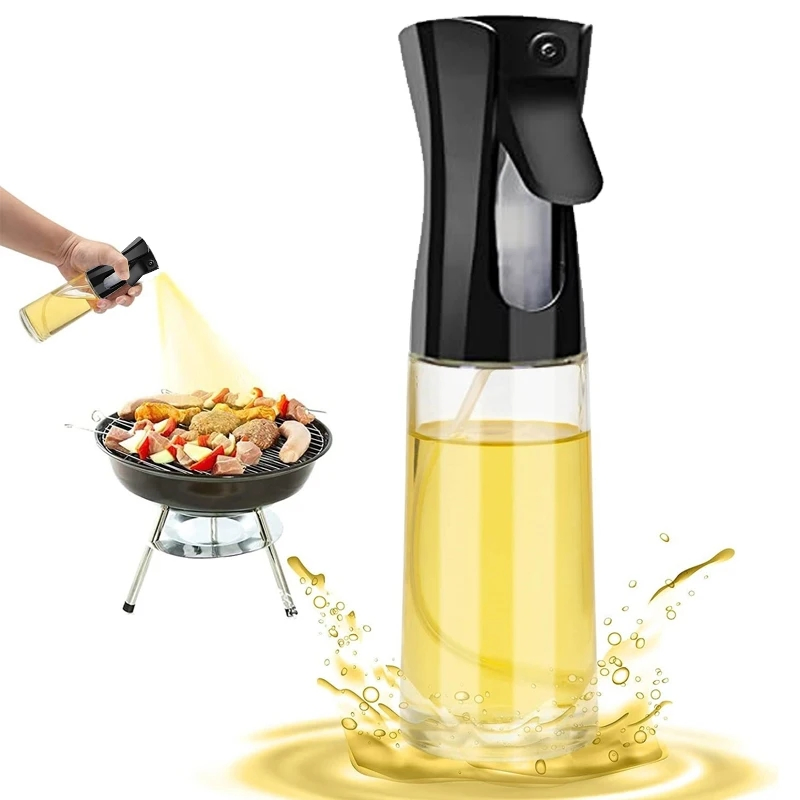Wholesale Custom Logo Design Olive Kitchen Rociador De Aceite BBQ Glass Cooking Mister Oil Spray Bottle for Salon Barber