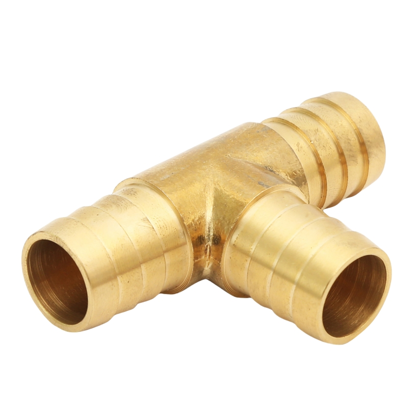Lead Free NPT Brass 3 Way Tee Hose Barb Tee for Brass Hose Fittings