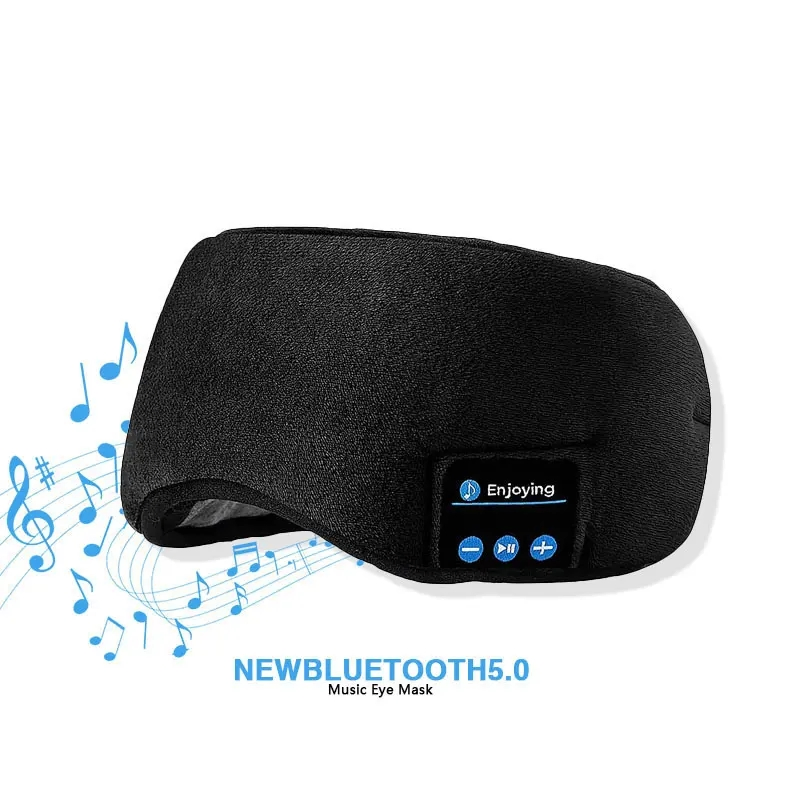 Wireless Washable Blue Tooth 5.0 Sleeping Mask with Music Eyemask Earphones