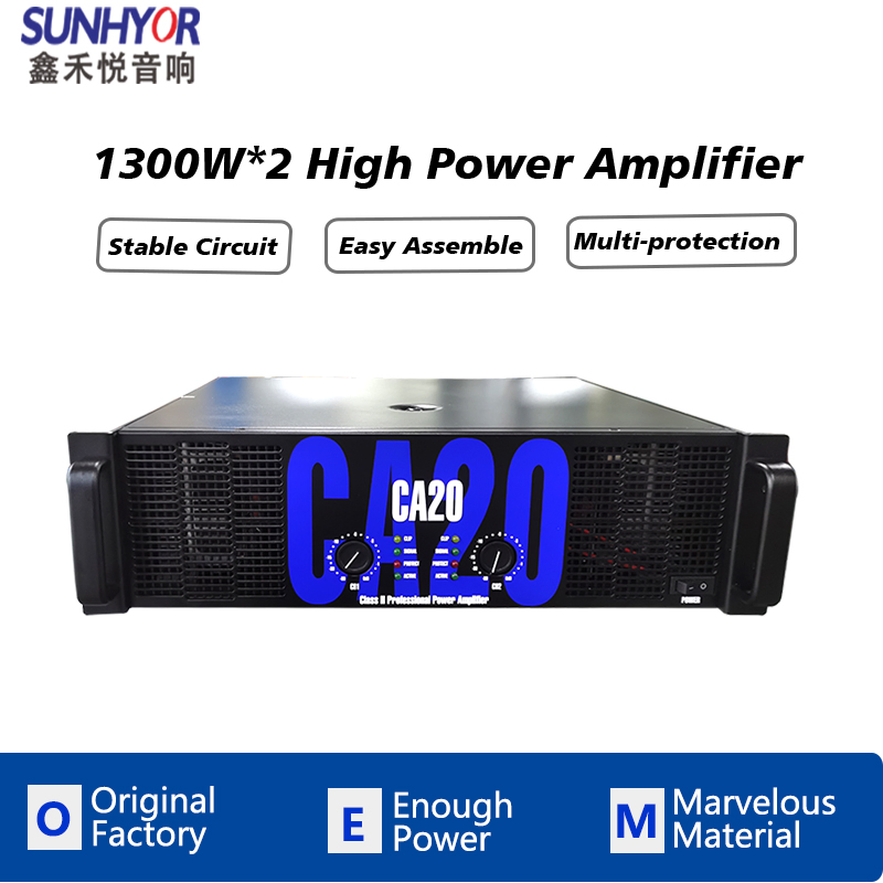 Audio Sets Professional Audio Line Array Speaker Subwoofer KTV Karaoke Mixer Tube AMP Sound Equipment Ca Series Claa H Transistor 3u Transformer Power Amplifier