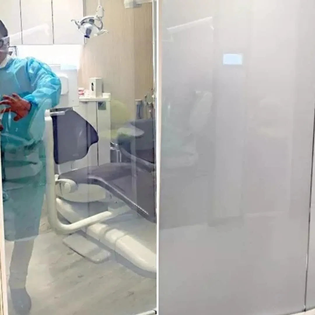 Custom Size Self-Adhesive Switchable Pdlc Smart Glass Film