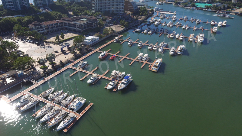 Galvanized Steel/Aluminum Floating Jetty Bridge Boat Dock Pontoon