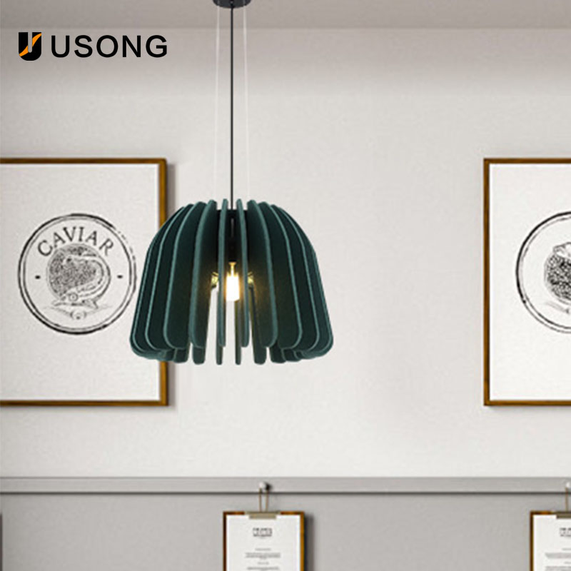 Unique Lamp Crafted From Polyester Fiber Felt and Pet Acoustics Material