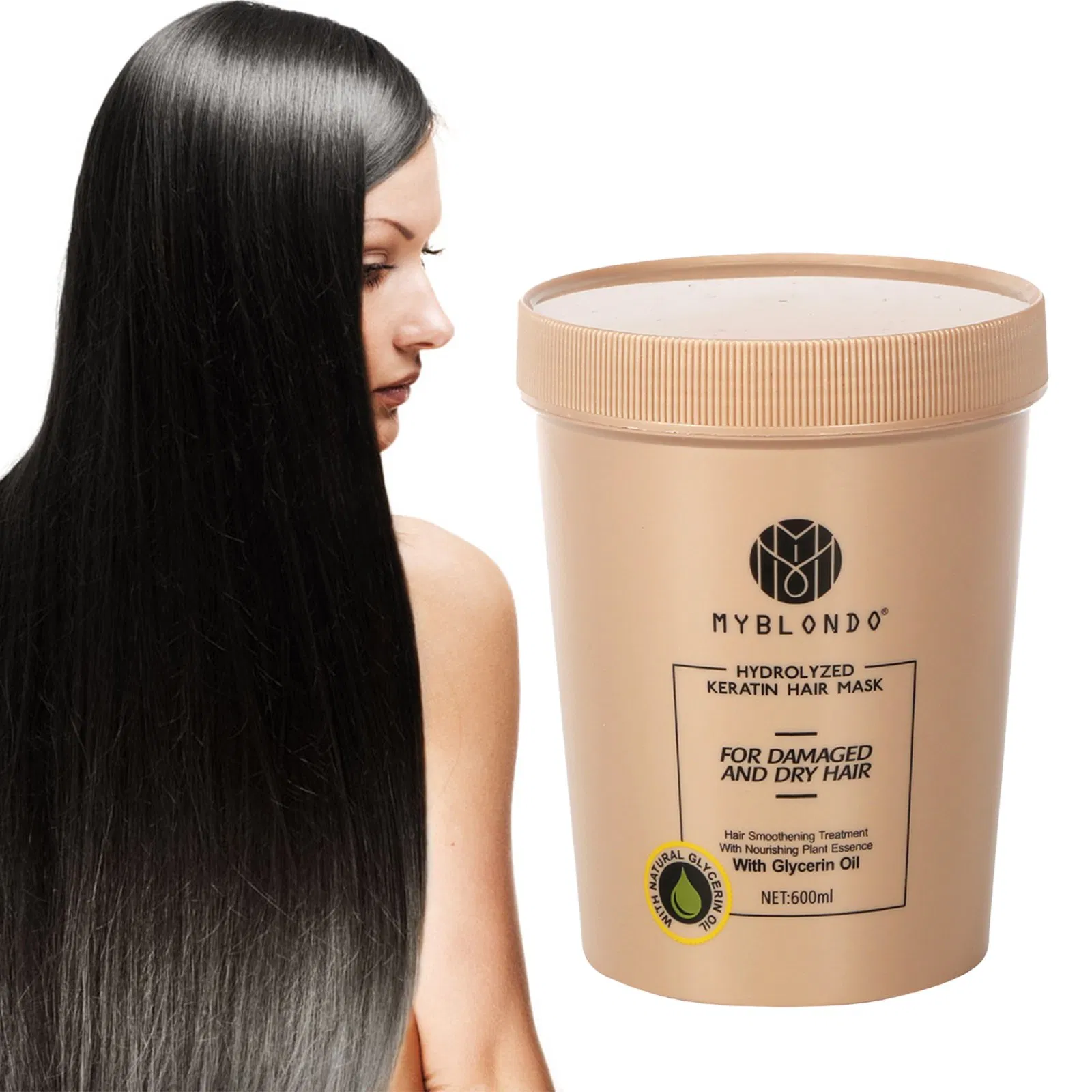 Professional Salon Product Hair Mask Conditioner Repair Damaged Hair 600ml Wholesale Bulk Free Samples Korean