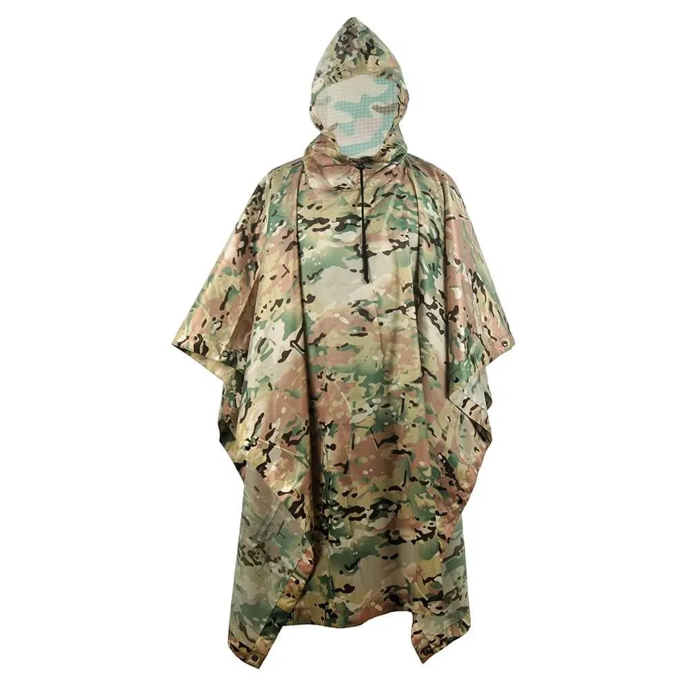 2025 Multicolor Raincoat Outdoor Travel Rain Poncho Mackintosh