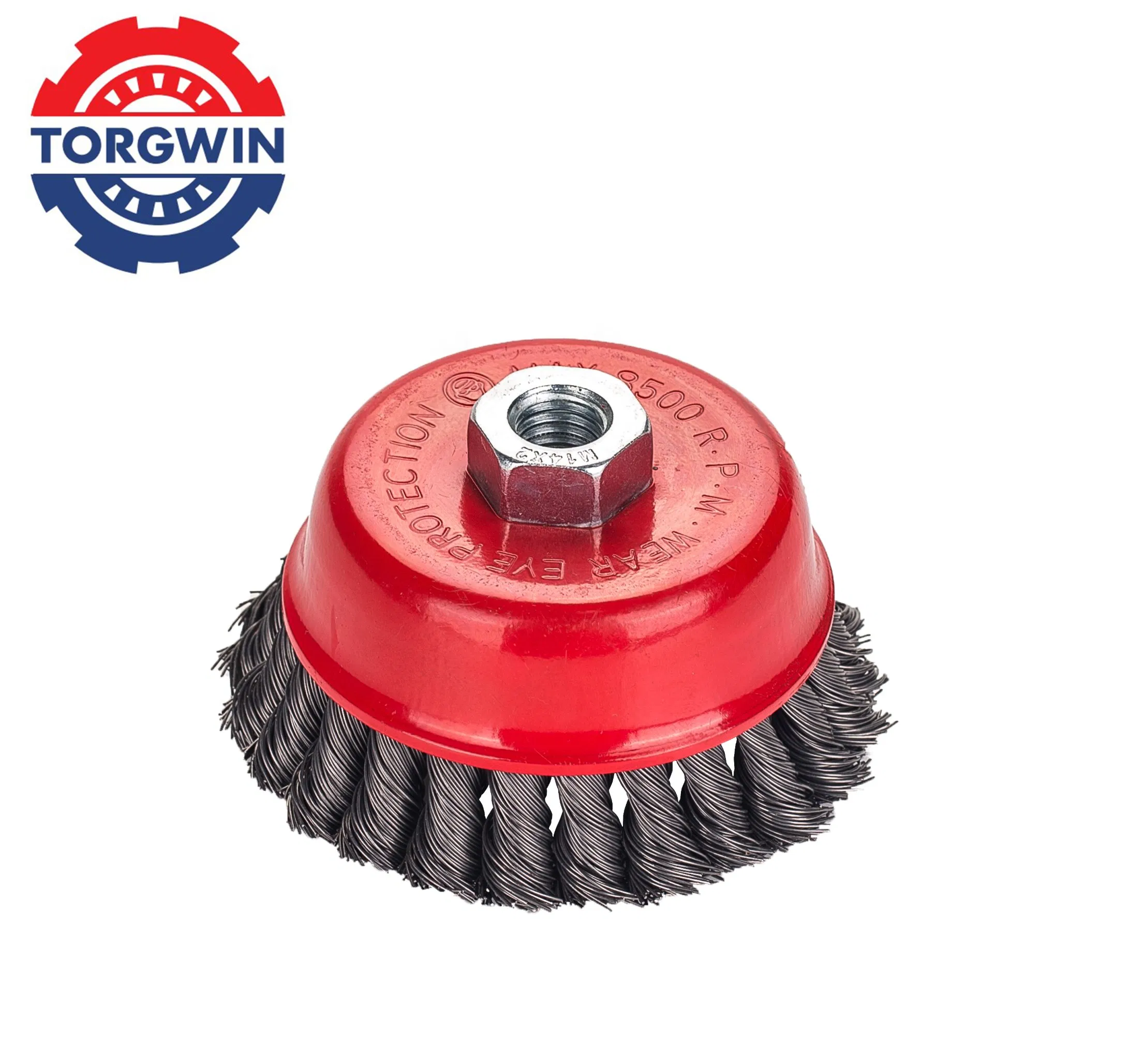 Single Row Knot Wire Cup Brush Are Suitable for All Kinds of Metals